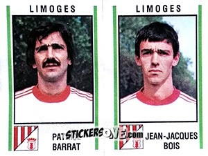 Sticker Patrice Barrat / Jean-Jacques Bois - Football France 1980-1981 n. 514 - Panini
