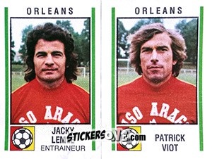 Sticker Jacky Lemee / Patrick Viot - Football France 1980-1981 n. 530 - Panini