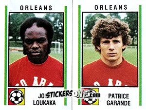 Cromo Jose Loukaka / Patrice Garande - Football France 1980-1981 n. 534 - Panini