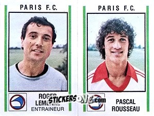 Sticker Roger Lemerre / Pascal Rousseau - Football France 1980-1981 n. 537 - Panini