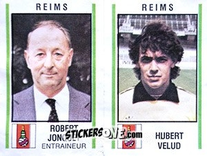 Sticker Robert Jonquet / Hubert Velud - Football France 1980-1981 n. 550 - Panini