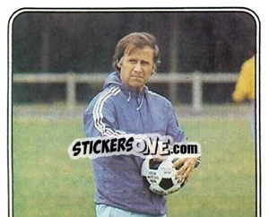 Sticker Michel Hidalgo - Football France 1981-1982 n. 1 - Panini