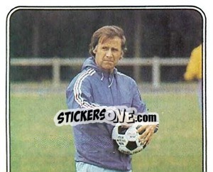 Sticker Michel Hidalgo - Football France 1981-1982 - Panini