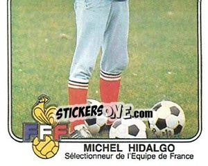 Sticker Michel Hidalgo - Football France 1981-1982 n. 2 - Panini