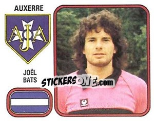 Figurina Joel Bats - Football France 1981-1982 n. 5 - Panini
