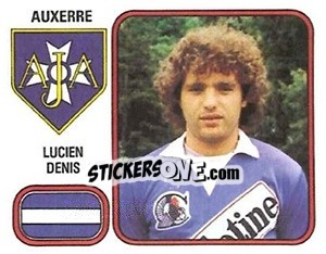 Cromo Lucien Denis - Football France 1981-1982 n. 6 - Panini