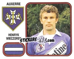 Sticker Henryk Wieczorek - Football France 1981-1982 - Panini