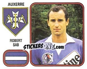Figurina Robert Sab - Football France 1981-1982 - Panini