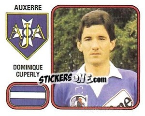 Figurina Dominique Cuperly - Football France 1981-1982 - Panini