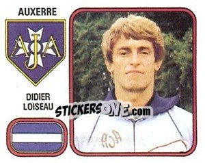 Figurina Didier Loiseau - Football France 1981-1982 - Panini