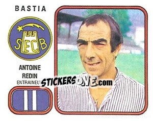 Sticker Antoine Redin - Football France 1981-1982 - Panini