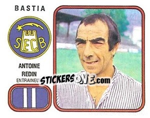 Sticker Antoine Redin - Football France 1981-1982 n. 20 - Panini