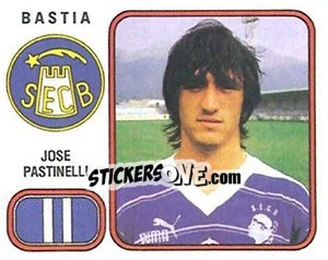 Cromo Jose Pastinelli - Football France 1981-1982 n. 25 - Panini