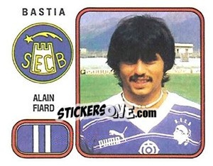 Cromo Alain Fiard - Football France 1981-1982 n. 27 - Panini