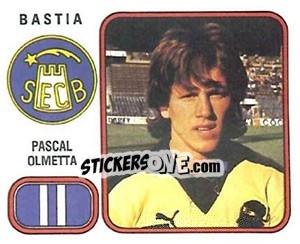 Sticker Pascal Olmetta - Football France 1981-1982 n. 32 - Panini