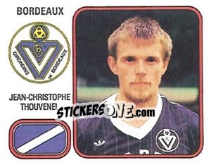 Sticker Jean-Christophe Thouvenel - Football France 1981-1982 - Panini