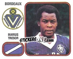 Figurina Marius Tresor - Football France 1981-1982 - Panini