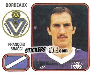 Figurina Francois Bracci - Football France 1981-1982 - Panini