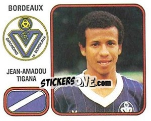 Sticker Jean-Amadou Tigana - Football France 1981-1982 n. 44 - Panini