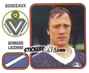 Sticker Bernard Lacombe - Football France 1981-1982 n. 46 - Panini