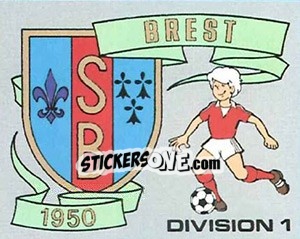 Figurina Ecusson - Football France 1981-1982 - Panini