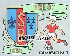 Sticker Ecusson - Football France 1981-1982 - Panini