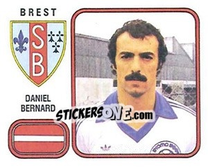 Sticker Daniel Bernard - Football France 1981-1982 n. 53 - Panini