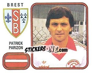 Sticker Patrick Parizon - Football France 1981-1982 - Panini