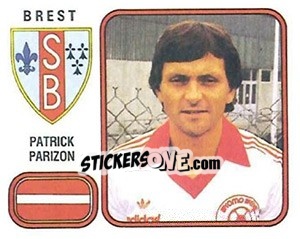 Sticker Patrick Parizon - Football France 1981-1982 n. 61 - Panini