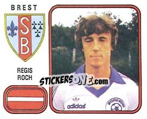 Sticker Regis Roch - Football France 1981-1982 n. 64 - Panini