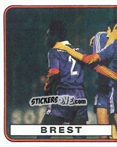 Sticker Action (puzze 1) - Football France 1981-1982 - Panini