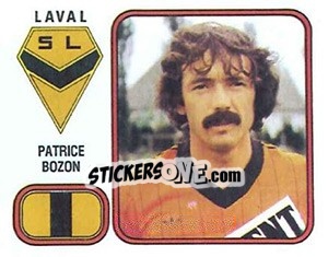 Sticker Patrice Bozon - Football France 1981-1982 - Panini