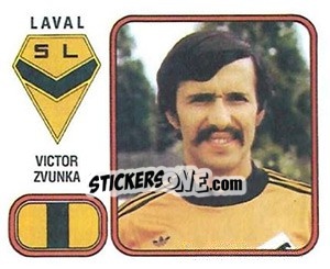 Sticker Victor Zvunka - Football France 1981-1982 - Panini