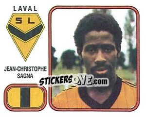 Sticker Jean-Christophe Sagna - Football France 1981-1982 - Panini