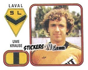 Sticker Uwe Krause - Football France 1981-1982 n. 78 - Panini