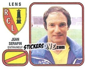 Sticker Jean Serafin - Football France 1981-1982 n. 84 - Panini