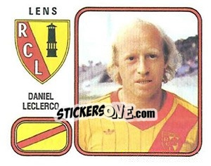 Sticker Daniel Leclercq - Football France 1981-1982 - Panini