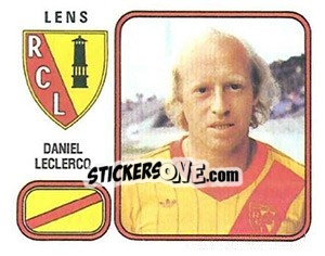 Sticker Daniel Leclercq - Football France 1981-1982 n. 91 - Panini