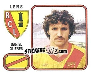 Cromo Daniel Xuereb - Football France 1981-1982 - Panini