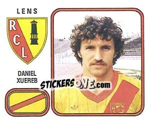 Cromo Daniel Xuereb - Football France 1981-1982 n. 93 - Panini