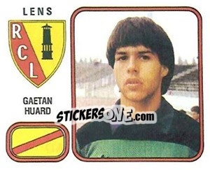 Sticker Gaetan Huard - Football France 1981-1982 - Panini