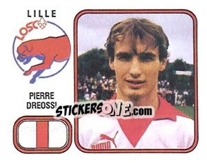 Figurina Pierre Dreossi - Football France 1981-1982 - Panini