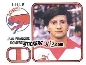 Sticker Jean-Francois Domergue - Football France 1981-1982 - Panini