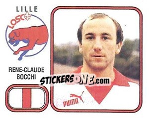 Figurina Rene-Claude Bocchi - Football France 1981-1982 - Panini