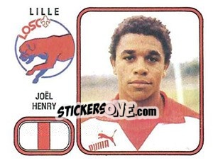 Sticker Joel Henry - Football France 1981-1982 n. 108 - Panini
