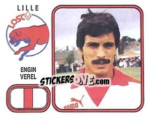 Figurina Engin Verel - Football France 1981-1982 - Panini