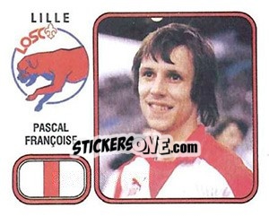 Sticker Pascal Francoise - Football France 1981-1982 - Panini