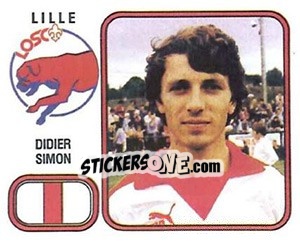 Cromo Didier Simon - Football France 1981-1982 - Panini