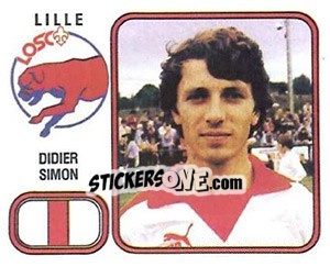 Sticker Didier Simon - Football France 1981-1982 n. 111 - Panini