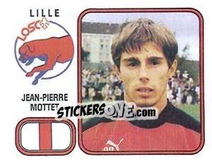 Sticker Jean-Pierre Mottet - Football France 1981-1982 - Panini